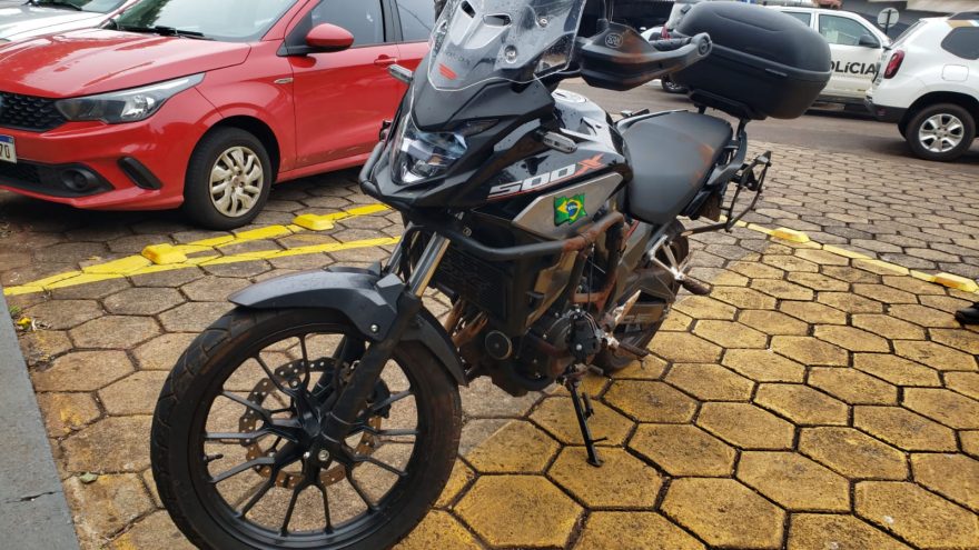 Moto tomada em assalto no Maria Luiza é recuperada pelo GDE no Cascavel Velho