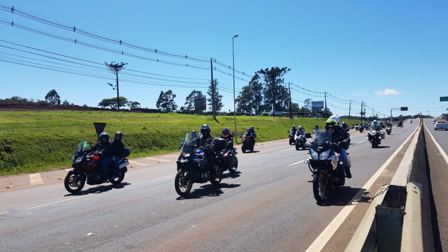 Motociata em apoio ao Presidente Bolsonaro é realizada em Cascavel