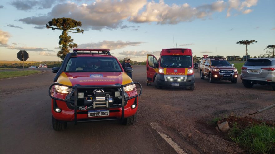 Homem sofre laceração após ser atingido por hélice de paramotor