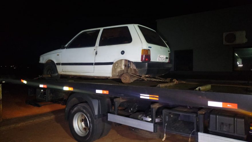 Veículo com alerta de furto é recuperado no Bairro Pioneiros Catarinenses