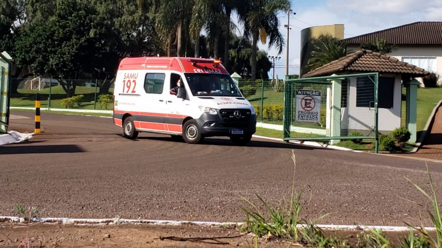 Homem em surto é socorrido pelo Samu em empresa nas margens da BR-467