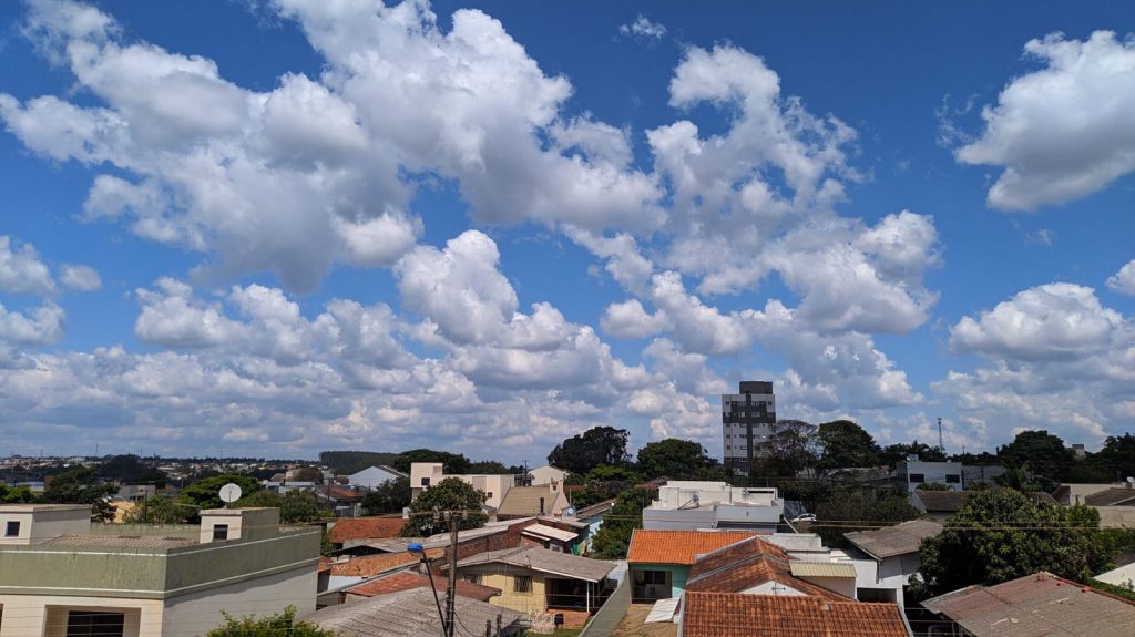 Sábado será de clima agradável em Cascavel com máxima de 23°C