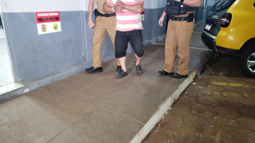 Homem detido em Matelândia é encaminhado a 15ª SDP em Cascavel