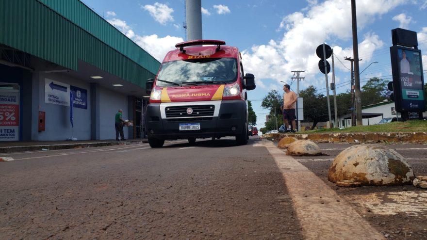 Com lesão na cabeça, idosa de 81 anos é socorrida pelo Corpo de Bombeiros