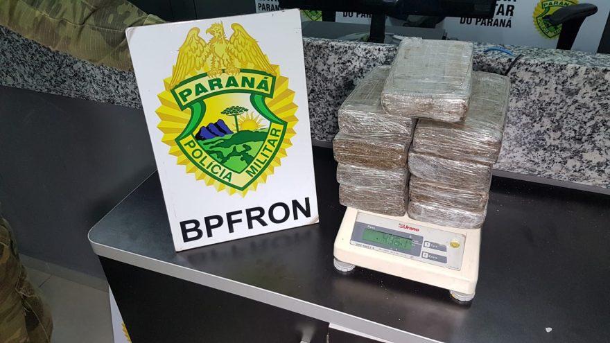 BPFron detém indivíduo com maconha na BR-277