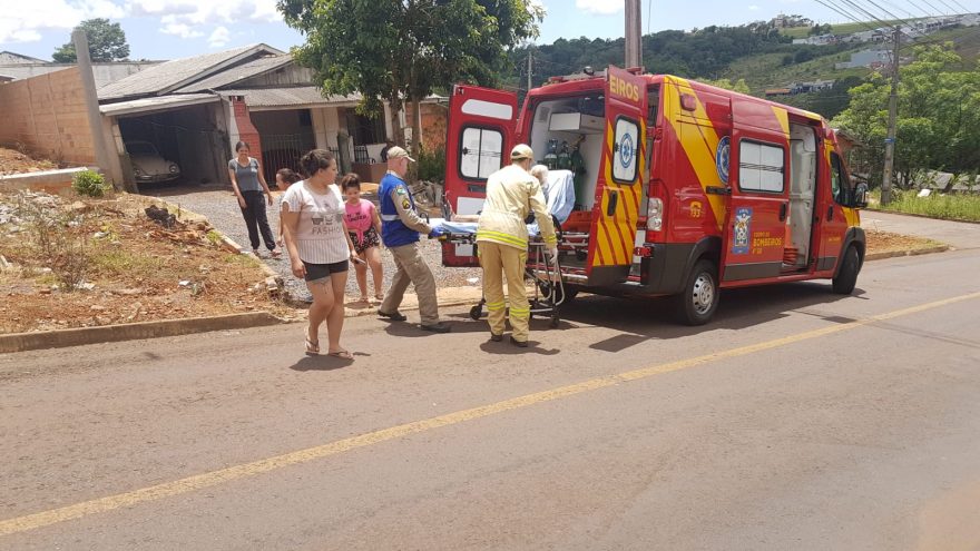 Idosa fica ferida ao sofrer queda no Bairro Universitário