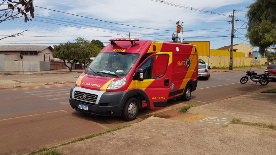 Garota de 11 anos é atropelada por moto na Avenida Tito Muffato