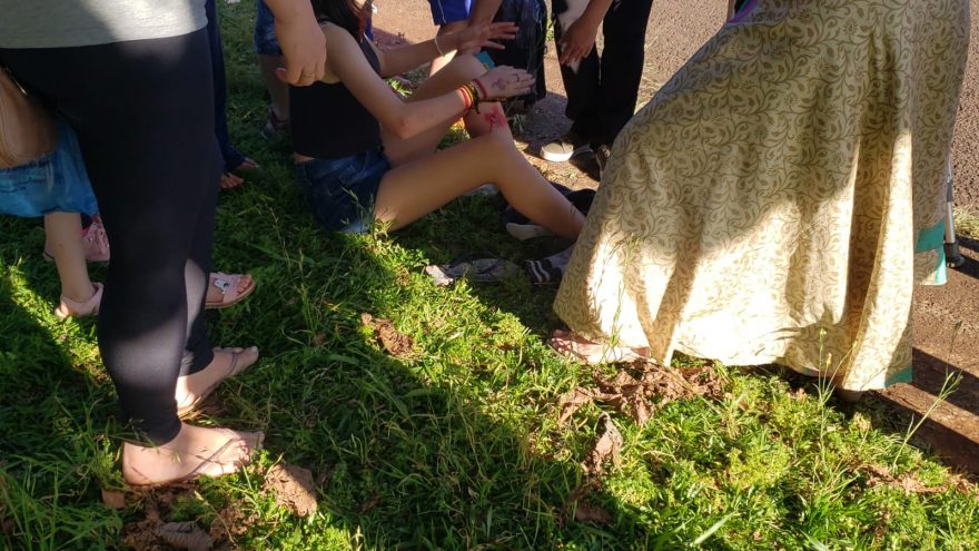 Menina é atropelada no Bairro Canadá e fica ferida