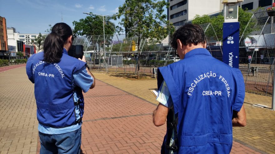Crea-PR realiza fiscalização das Obras do Cascavel Natal Oeste para dar maior segurança ao evento
