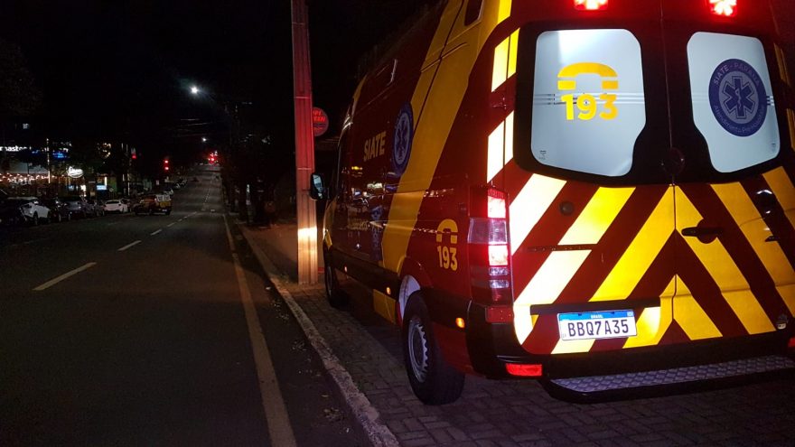 Manifestante sofre queda e fica ferido
