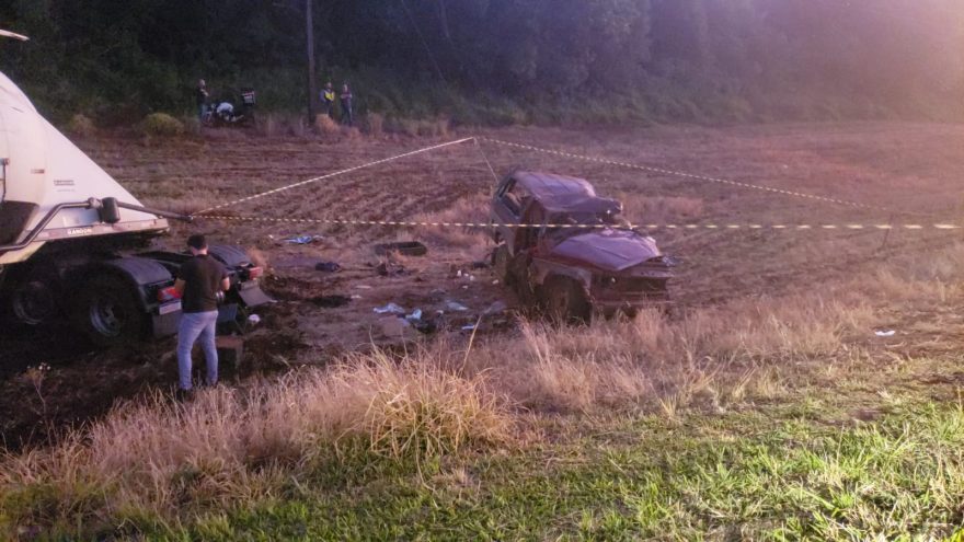 Grave acidente resulta em duas vítimas fatais na BR-277, próximo a Santa Tereza