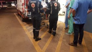 Vítima de gravíssimo acidente na BR-277 chega no H.U