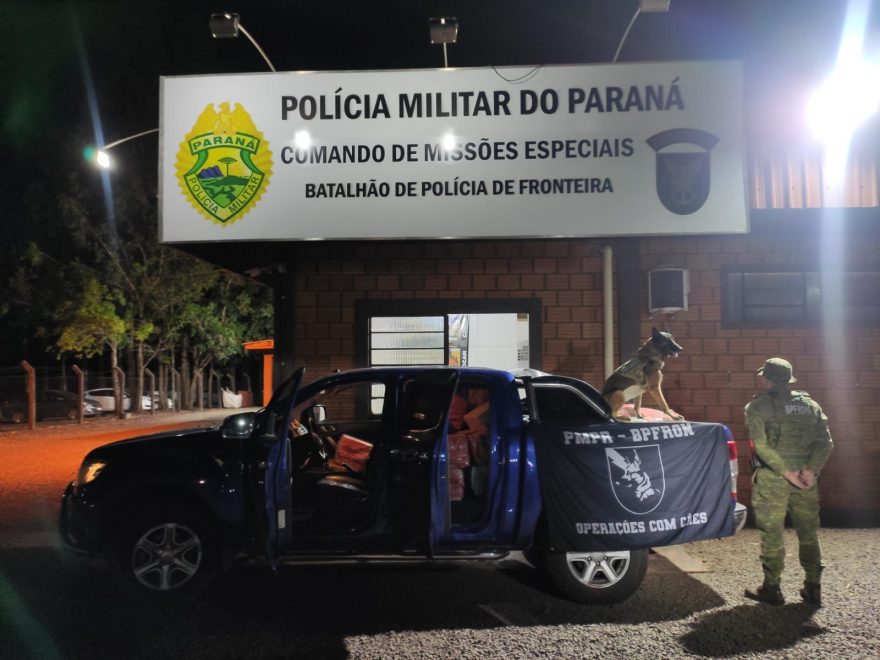 BPFRON apreende mais de uma tonelada de droga em Marechal Cândido Rondon