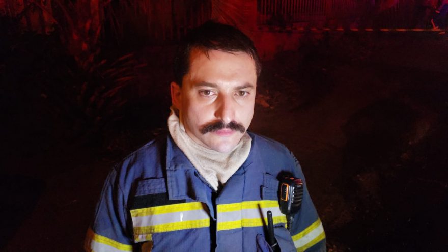 Tenente fala sobre incêndio que destruiu casa no Interlagos