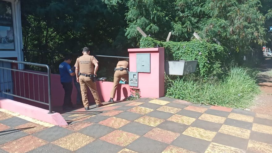 Polícia Militar localiza caixa de ferramentas no Centro