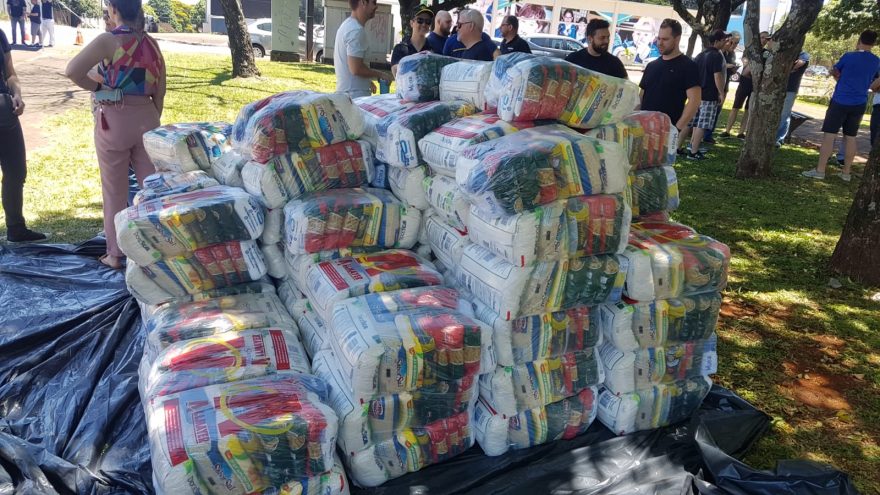 Ação da Maçonaria busca arrecadar alimentos para doação