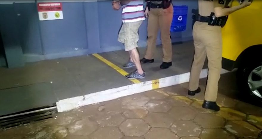 Homem que se envolveu em acidente de trânsito em Corbélia é detido pela PM