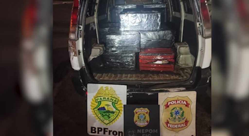 PF e BPFron interceptam carregamento de cigarros contrabandeados em Foz