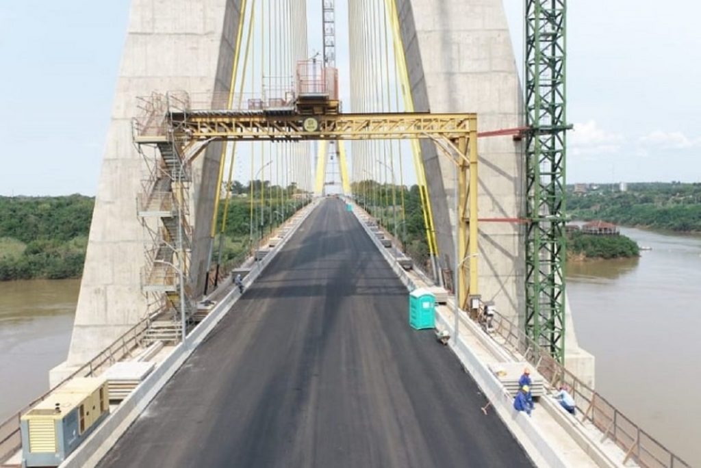 Segunda ponte Brasil-Paraguai será inaugurada no dia 12 de dezembro