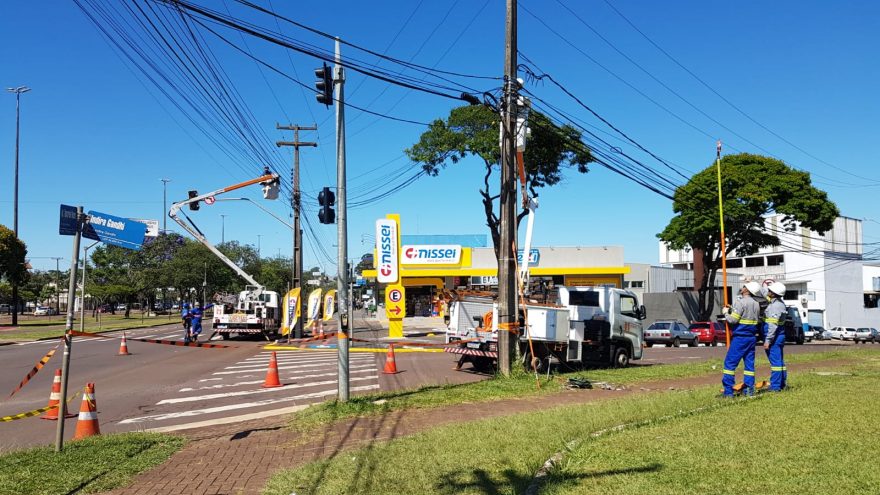 Região do Santo Onofre está sem energia após rompimento de cabos