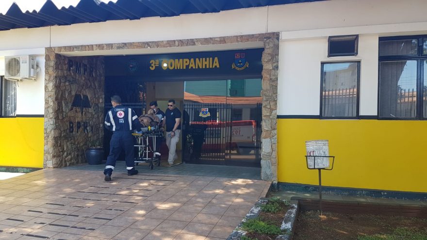 Policial passa mal na sede da 3ª Cia e precisa ser socorrido