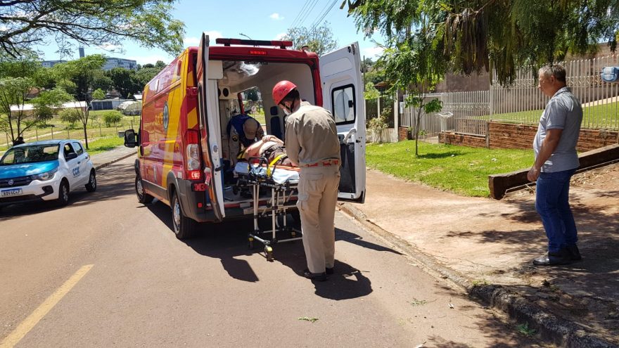 Idoso fica ferido ao sofrer queda no Bairro Santo Onofre
