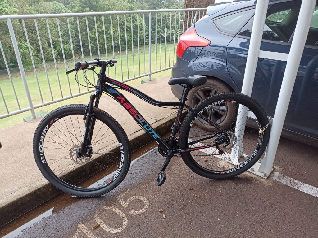 Bicicleta foi furtada no Calçadão; câmera flagrou ação criminosa