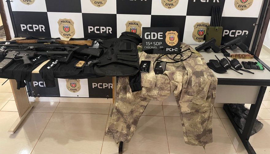 GDE cumpre mandados e apreende armamentos utilizados em roubo na Rodoviária
