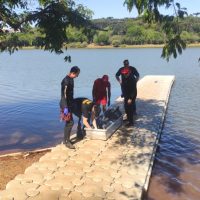 Imagem referente a Corpo de vítima de afogamento no Lago Municipal é recolhido pelo IML