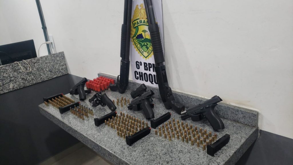 Armamento com documentação irregular é recolhido pelo Choque
