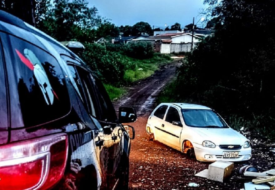 Corsa furtado é recuperado pelo pelotão de Choque