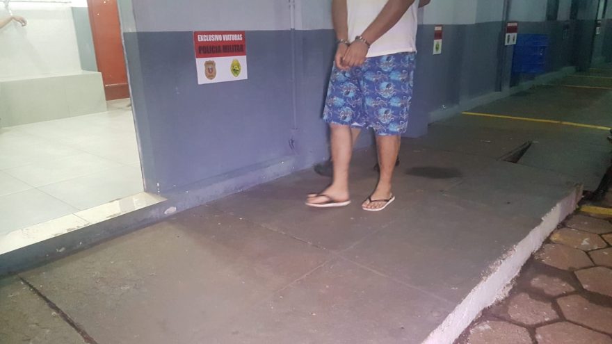 Homem acusado de violência doméstica é detido