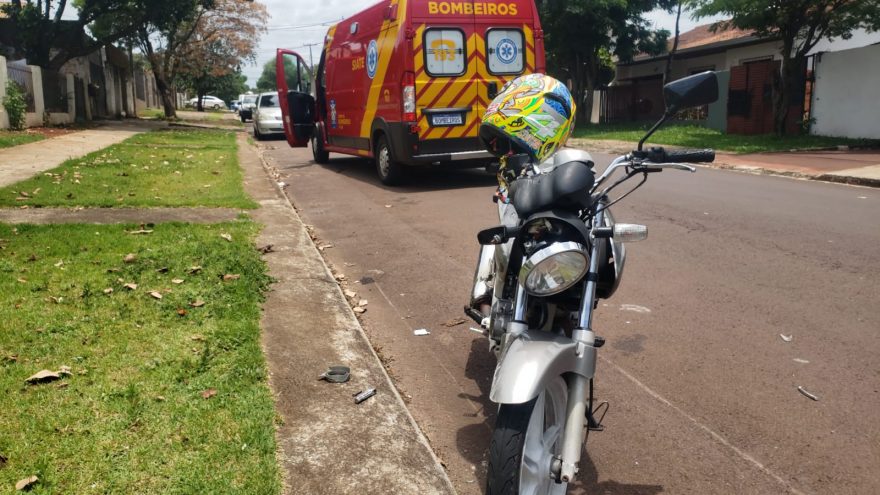 Motociclista fica ferido em colisão no Parque São Paulo