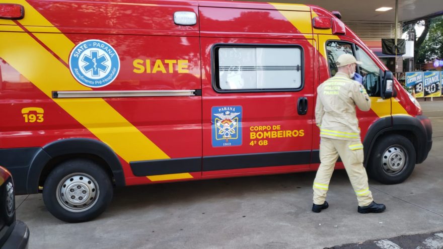 Homem sofre queda no Centro e Samu e Siate são acionados
