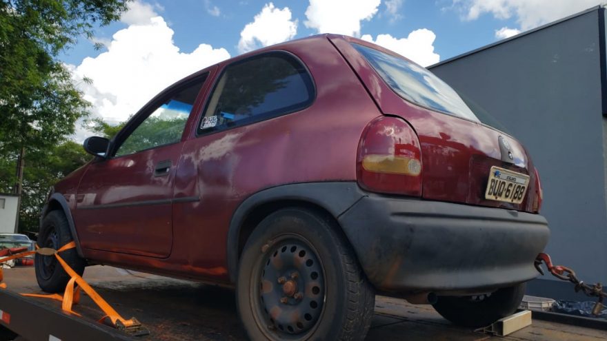 Corsa com registro é recuperado pela PM no XIV de Novembro