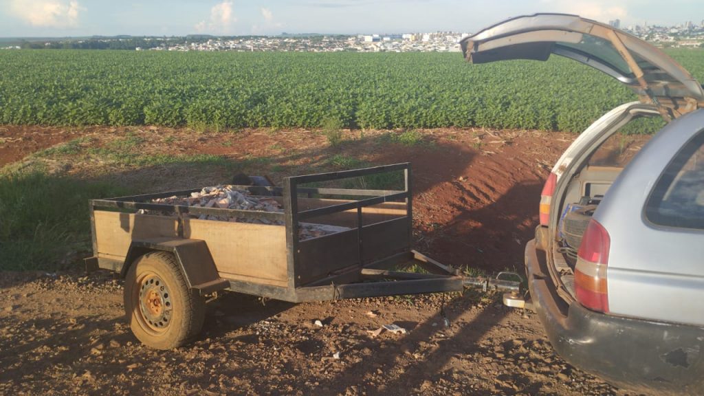 Patrulha Ambiental flagra descarte irregular de entulhos