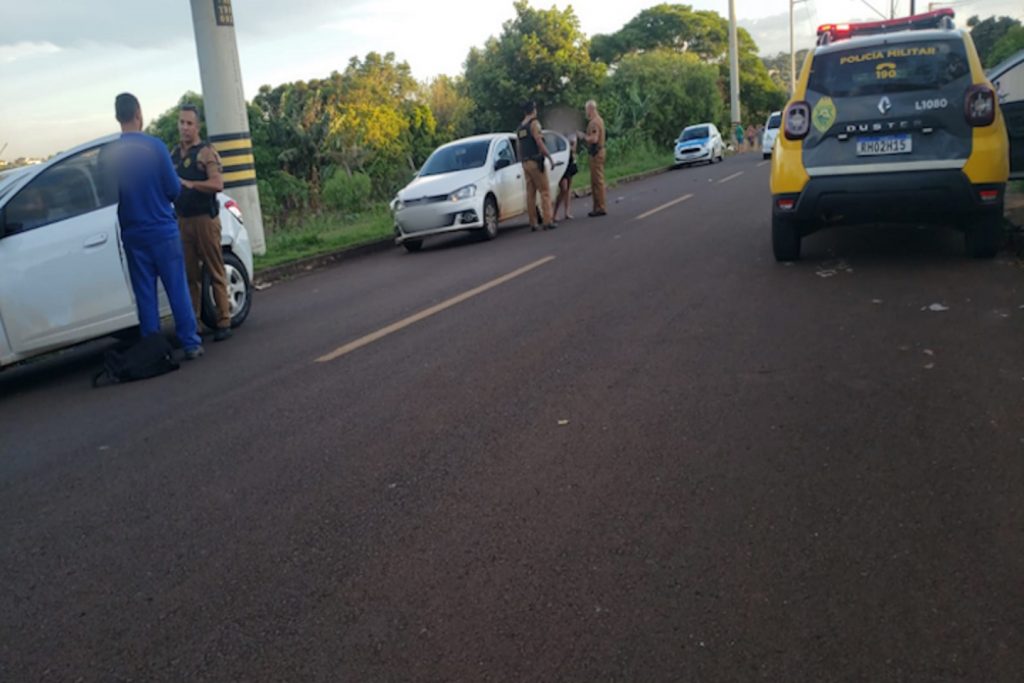 PM é acionada para intervir em briga de trânsito entre atual e ex-esposa de homem em Cascavel