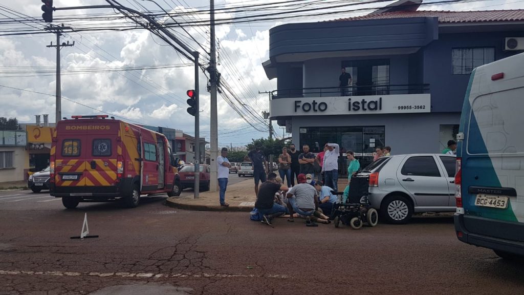 Cadeirante é atropelada no Coqueiral