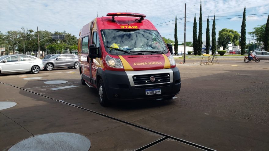 Siate é mobilizado para atender vítima de acidente na Av. Rocha Pombo