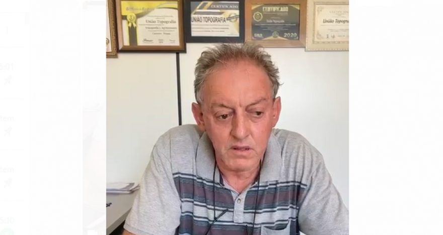 Agrimensor faz apelo após ter sido furtado