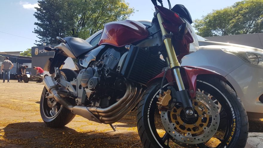 Moto furtada de pátio é localizada pelo GDE e envolvidos já foram identificados