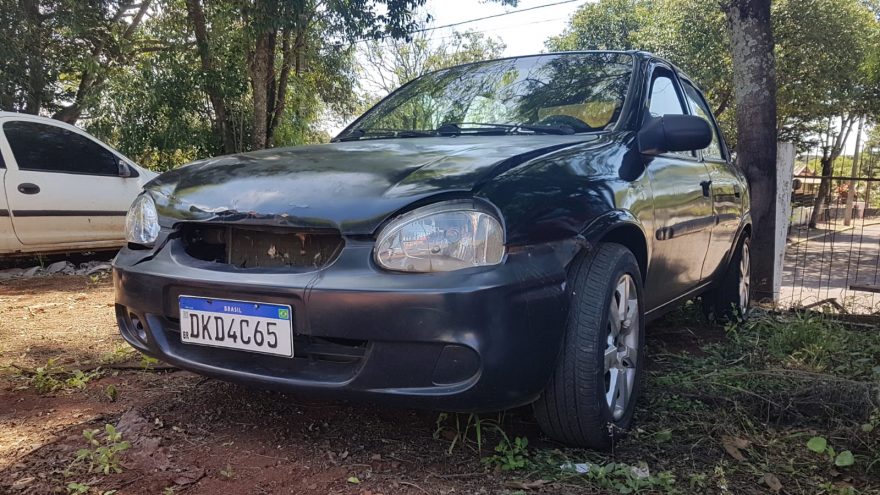 Mais um Corsa é recuperado durante ação da PM