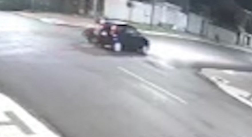 Câmeras registram momento de colisão na Vila Tolentino