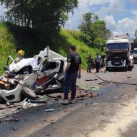 Imagem referente a Tragédia: Vítimas ficam em estado gravíssimo após engavetamento na BR-467