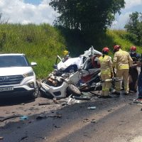 Imagem referente a Trânsito na BR-467 começa a fluir em uma faixa
