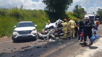 Trânsito na BR-467 começa a fluir em uma faixa