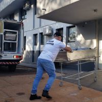 Imagem referente a Corpos das vítimas de acidente na BR-467 chegam ao IML
