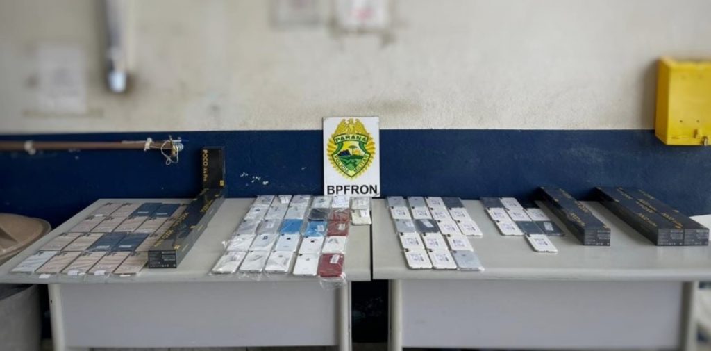 90 celulares foram apreendidos em Cascavel