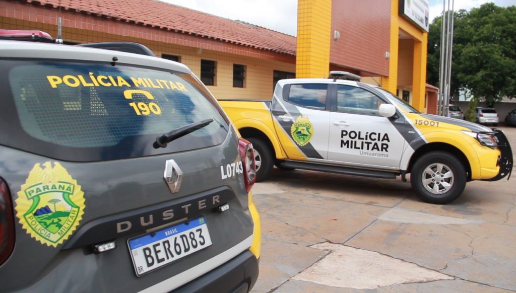Filho ameaça pai com faca, joga querosene na casa, tranca a vítima e foge com veículo, em Umuarama