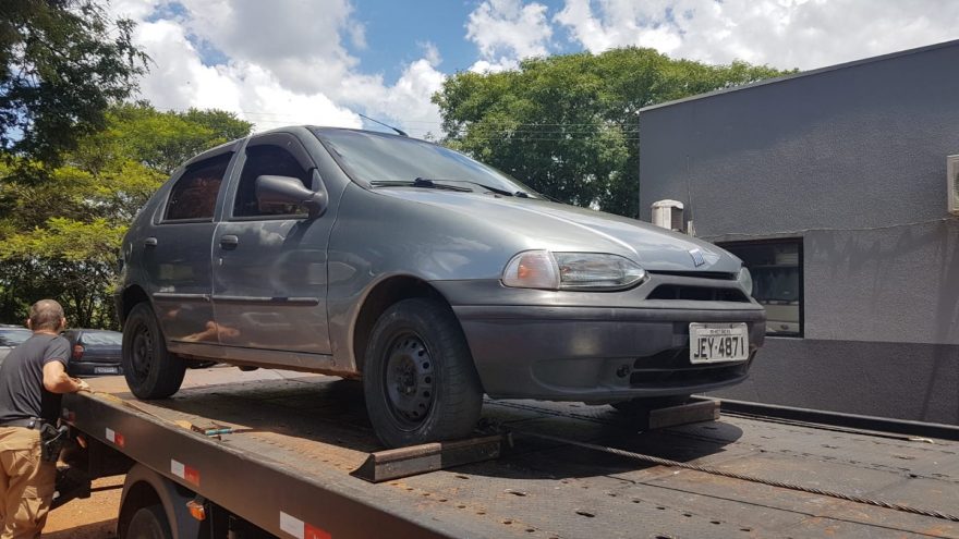 Palio com registro de furto é recuperado pela Polícia Militar